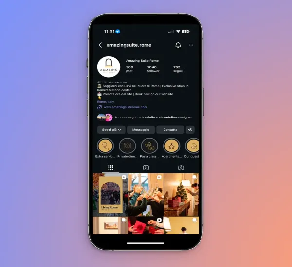 Amazing Suite Rome | Case study gestione social & comunicazione luxury